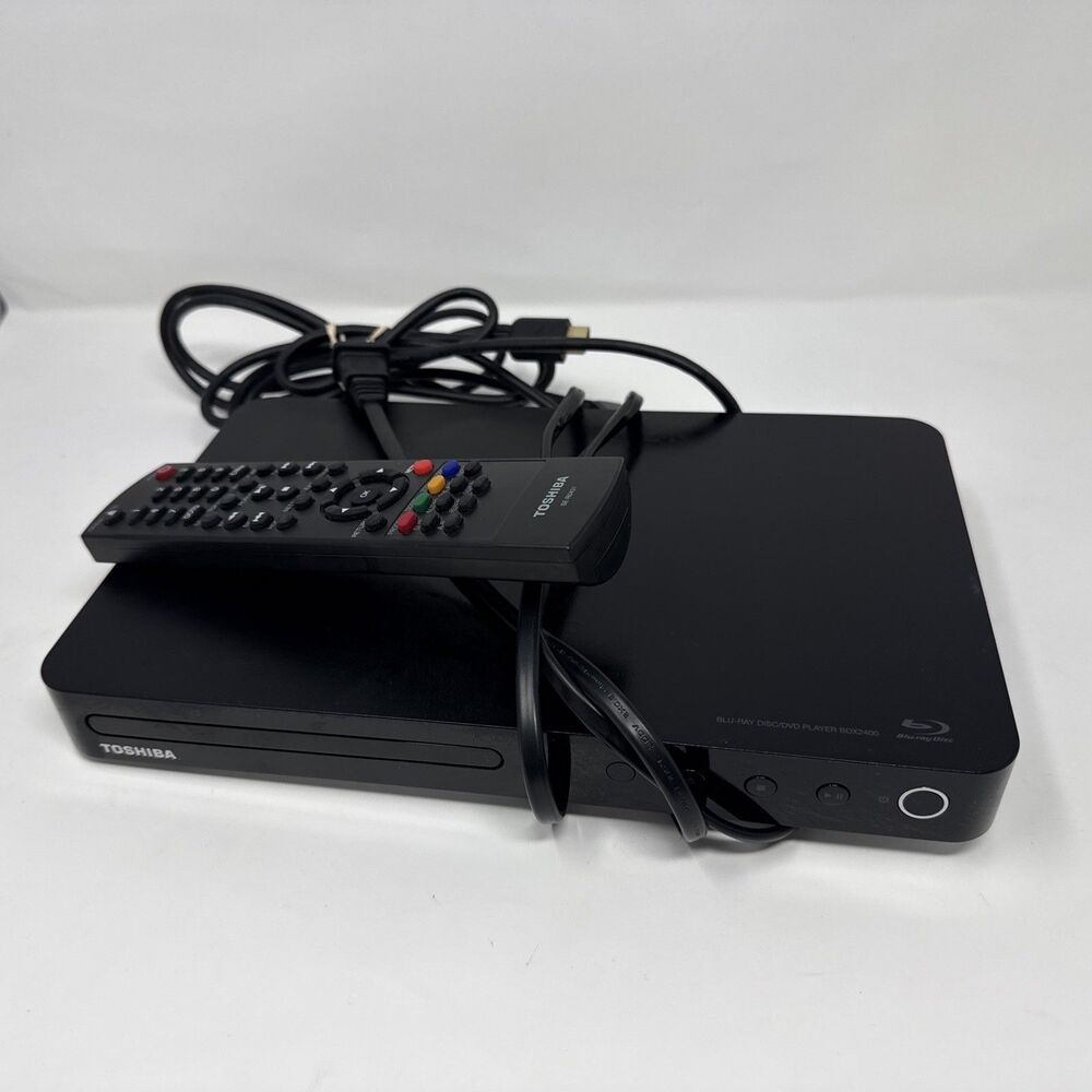 TOSHIBA BDX1100KU Blu-Ray Disc & DVD Player BDX2400 HD 1080p HDMI & Remote